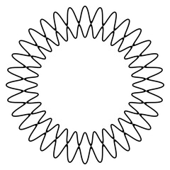 frame made of circle