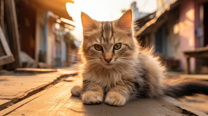 Beautiful, cute cat from Laos