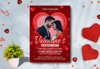 Valentine's day Flyer Template