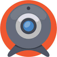 Webcam Flat Vector Icon