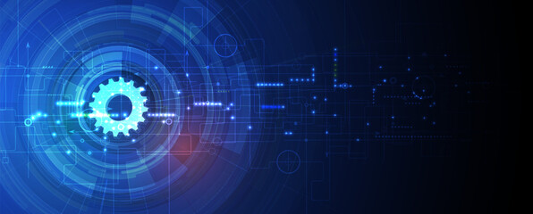 Abstract vector background. Futuristic technology style. Elegant background for business tech presentations.