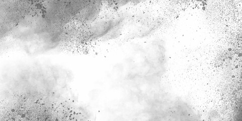 Smoke Silver watercolor and ink paper textures on white background. Chaotic stylish abstract organic design. Silver white and light gray texture, watercolor background, art abstract surface grey. Pain