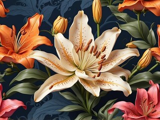 hyper realistic flower image wallpaper full hd, high resolution