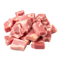 raw meat isolated on transparent or white background