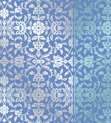 wedding card design, traditional paisley floral pattern , royal India	