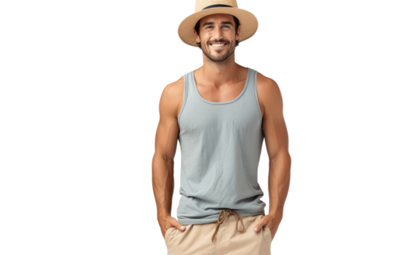 Beach Day Vibes On Isolated Background