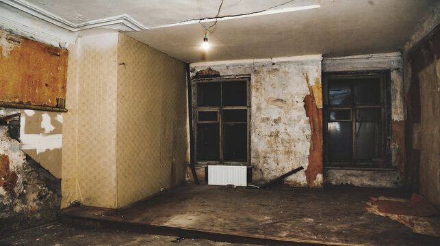 Thumbnail for Apartment Wide-Bored Dirty Protected Painted Walls