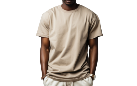 Casual Charm of Linen On Isolated Background