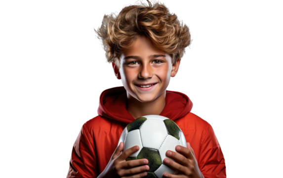 Soccer Dream Boy On Transparent Background