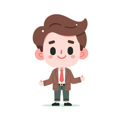 A little boy, vector illustration 