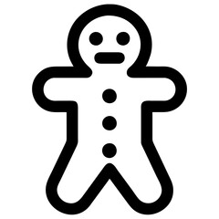 christmas gingerbread man, gingerbread man isolated on white, gingerbread man isolated on black
