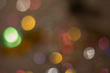 lights blurred bokeh background