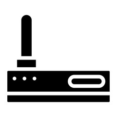 Obraz premium router icon