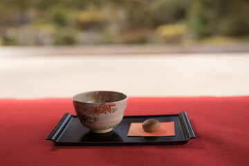 京都日本の抹茶文化とお茶菓子