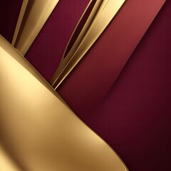 Maroon with golden Glam Edge Background