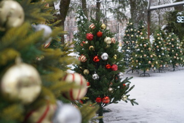 decorated christmas tree