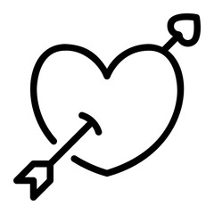 cupid line icon