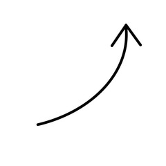 arrow isolated on white