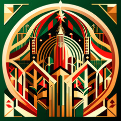 Fototapeta premium celtic knot pattern, traditional thai art, traditional thai style art