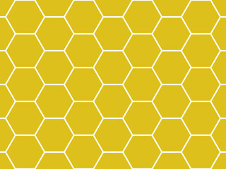 Seamless Honeycomb Shape Motifs Pattern, Beehive or Bee House Form, can use for Decoration, Ornate, Carpet Pattern, Fashion, Fabric, Textile, Tile, Mosaic, Wallpaper, Wrapping Cover, Background, etc.