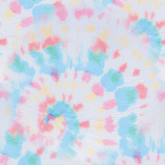 Fototapeta na wymiar Tie Dye Rainbow Shirt. Tiedye Rainbow Pattern. Vector Tiedye Batik. Rainbow Tie Dye. Swirl Pattern. Abstract Spiral Background. 1960 Stripe Pattern. Pink Color Swirl Pattern. Pink Tie Dye.