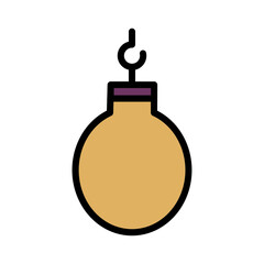 Exercise Gym Line Filled Outline Icon