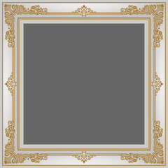 Vector golden frame