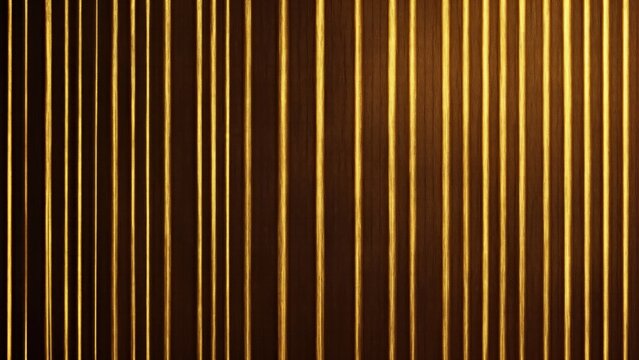 Brown grunge texture decorated with Shiny golden lines luxury background
