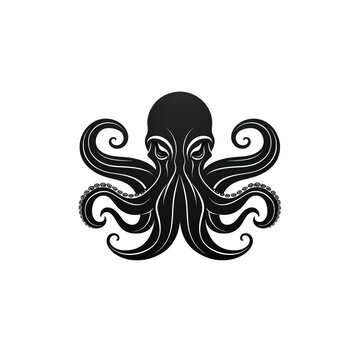 recommend clip art: Octopus Logo Template icon illustration design