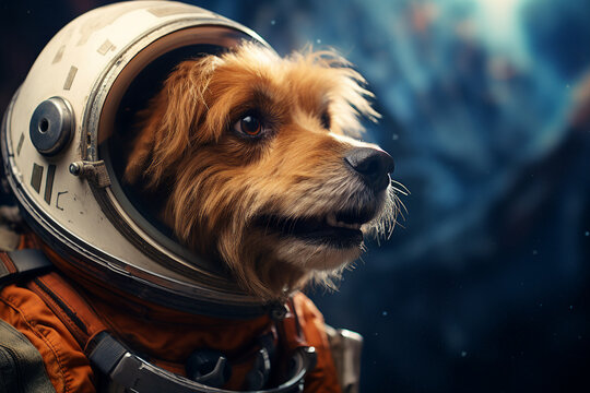 Created with generative ai tools astronaut portrait exploring deep space discover new planet