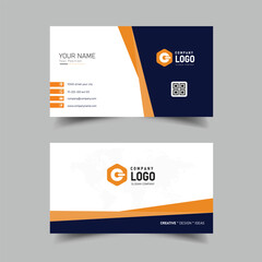 Vector Modern Creative and Clean Business Card Template - obrazy, fototapety, plakaty