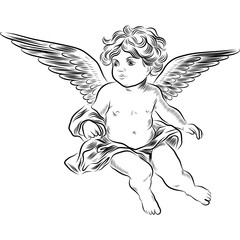 Vintage Cupid or Angel