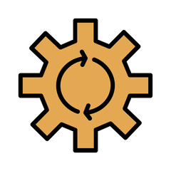Automatic Machines Tools Filled Outline Icon