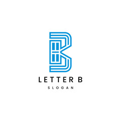 Initial Letter B Creative Logo