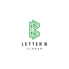 Initial Letter B Creative Logo