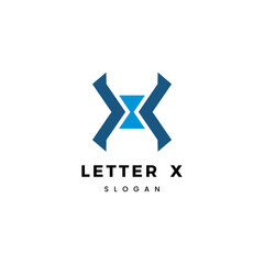 Letter X logo icon design template elements