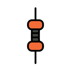 Component Tools Resistors Filled Outline Icon