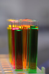 TEST TUBES IN LABORATORY