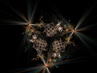 Imaginatory fractal abstract background Image