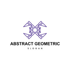 Collaborative abstract geometric logo