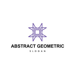 Collaborative abstract geometric logo