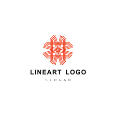 Lineart logo vector illustration