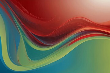 liquid bubble shapes on fluid gradient abstract background