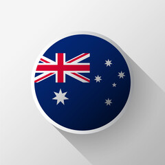 Creative Australia Flag Circle Badge