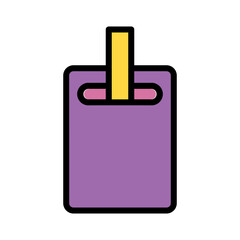 Badges Card Id Filled Outline Icon