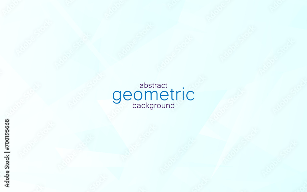 Poster abstract bright background of random triangles of different sizes and transparency. conceptual techn