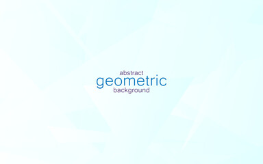 Abstract bright background of random triangles of different sizes and transparency. Conceptual technologies. Space for your text. 3D vector illustration.