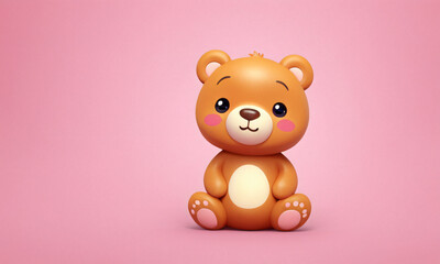 Teddy Bear Toy Generated by AI