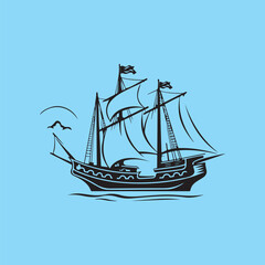 Sail Illustration Vector