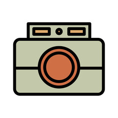 Camera Image Photo Filled Outline Icon
